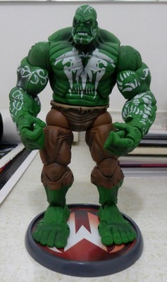 marvel legends custom hulk